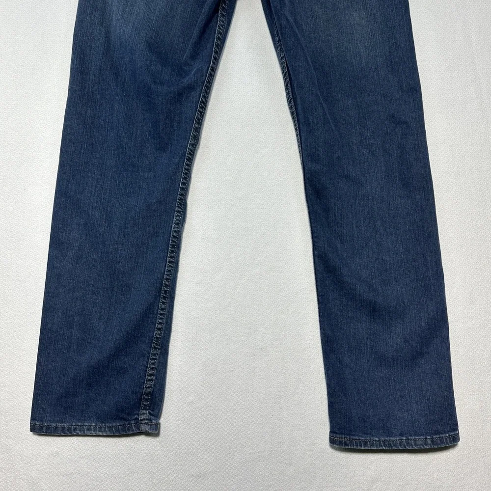 Levi's 513 Slim Straight Jeans Men's 30x30 Dark Indigo Wash Modern Stretch